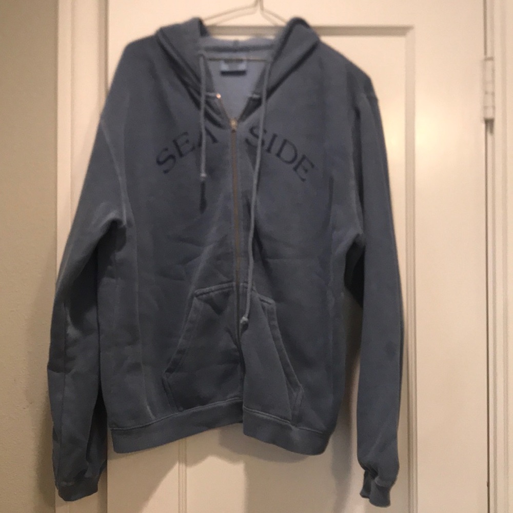 Comfort Colors Seaside zip up hoodie